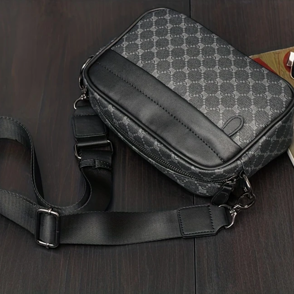 𝐙𝐢𝐩𝐋𝐢𝐧𝐞 –𝐁𝐥𝐚𝐜𝐤 𝐂𝐫𝐨𝐬𝐬𝐛𝐨𝐝𝐲 𝐁𝐚𝐠 𝐰𝐢𝐭𝐡 𝐀𝐝𝐣𝐮𝐬𝐭𝐚𝐛𝐥𝐞 𝐒𝐭𝐫𝐚𝐩 & 𝐒𝐞𝐜𝐮𝐫𝐞 𝐙𝐢𝐩